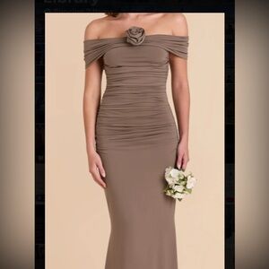 Birdy Grey Taupe Maxi Dress
